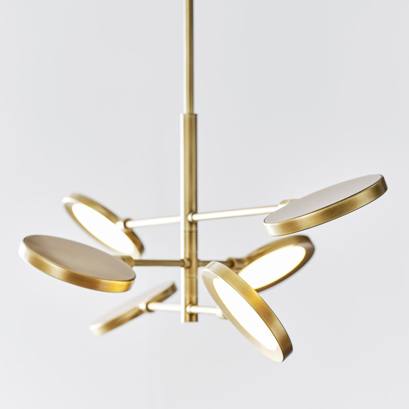 Spectica 6 Chandelier, Bronze