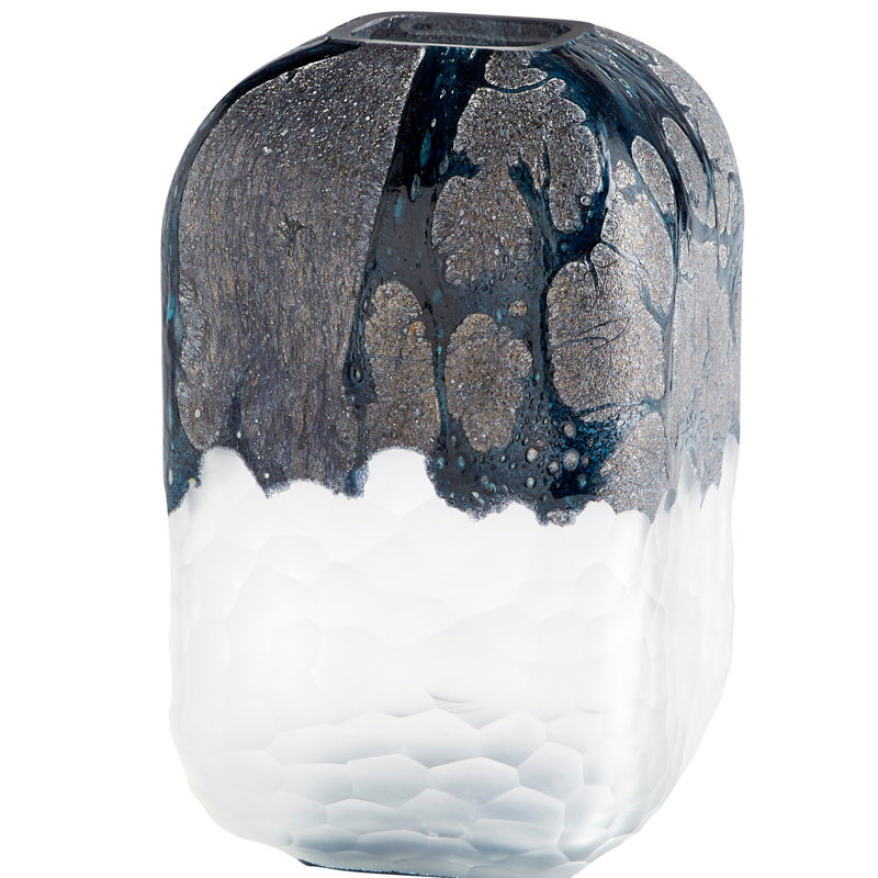 Bosco Glass Table Vase, 11" H x 7" W x 7" D