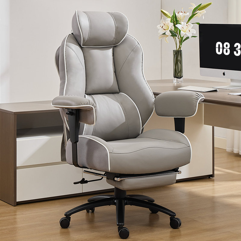 Big & Tall High-Back Ergonomic Office Chair, Gray