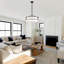 5 - Light Dimmable Drum Chandelier-672381151
