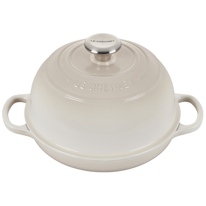 Le Creuset Signature Enameled Cast Iron 1.75 Qt. Bread Oven with Lid, Meringue