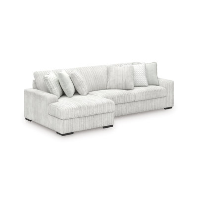 Stupendous 2-Piece Sectional With Chaise