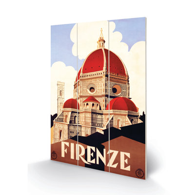 Firenze by Piddix - No Frame Print on Wood