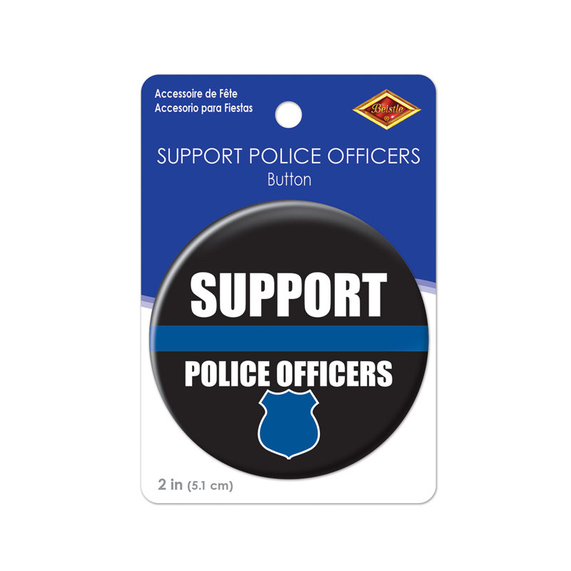 Bouton de soutien aux agents de police