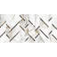 High Gloss 19.3" x 38.6" Porcelain Marble Look Wall Floor Use Tile