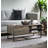 Rustic Oak & Black Finish Coffee Table