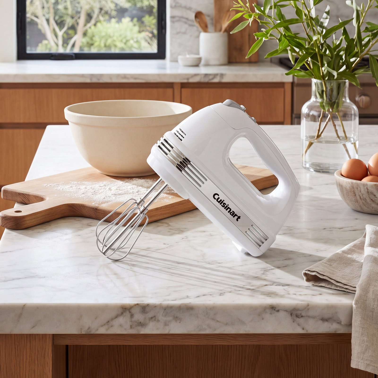 Cuisinart 7-Speed Hand Mixer, White
