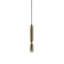 Misty Pendant Micro In Black With Gold Suespension And Gold Canopy-1556641472