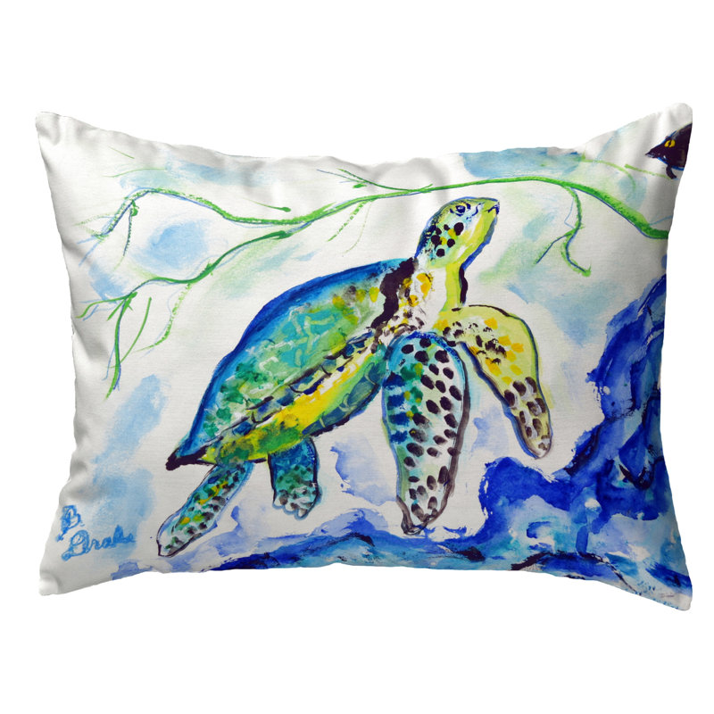  Sea Turtle Outdoor Rectangular Pillow Cover & Insert