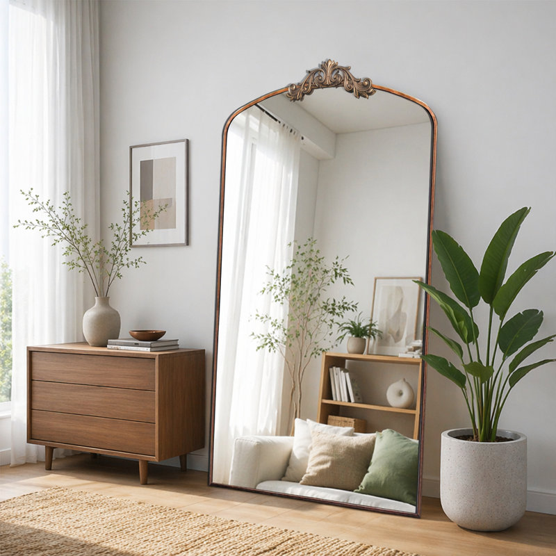 Miroir pleine grandeur en métal