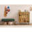 Nostalgic Hallway Furniture Set, 2 Pieces - Shoe Cabinet (37.4 x 43.7 x 14.2 in) & Bench (41.3 x 19.3 x 15.7 in) | 100% Melamine Coated Particle Board, Wooden Legs | Elegant Sonomo & Green Design, Perfect for Entryways