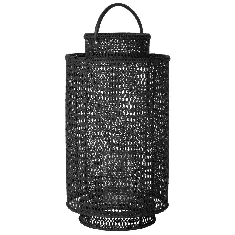 30'' H Wicker Floor Lantern