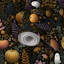 Papier peint auto-adhésif fantaisiste Berry Forest-1547648270