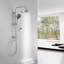 Robinet de douche mural à deux fonctions avec passe-partout noir mat-129577856