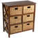 Moise Solid Wood 6 - Drawer Storage Cabinet