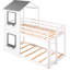 Lit superposé - construction et design avec coffre-fort-631244395