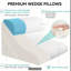 Orthopedic Bed Wedge Pillow Set Adjustable Height Wedge Pillow for Sleeping