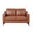 Turner 55.5" Wide Upholstered Square Arm Loveseat with Metal Legs-97673895
