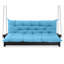 Coussins de siège de remplacement pour balancelle, coussins de banc 2-3 places pour mobilier d'extérieur avec dossier-2048906007-2048906214