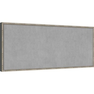 Belvedere Silver Framed Magnetic Board