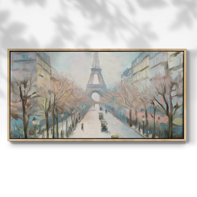 Série paysage - CC - Toile tendue avec châssis encadré - Prêt à être accroché, Naturel, H 21 po x l 41 po