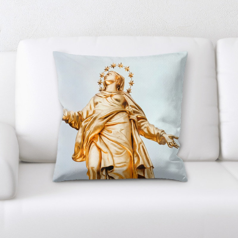 Microsuede Reversible Throw Pillow