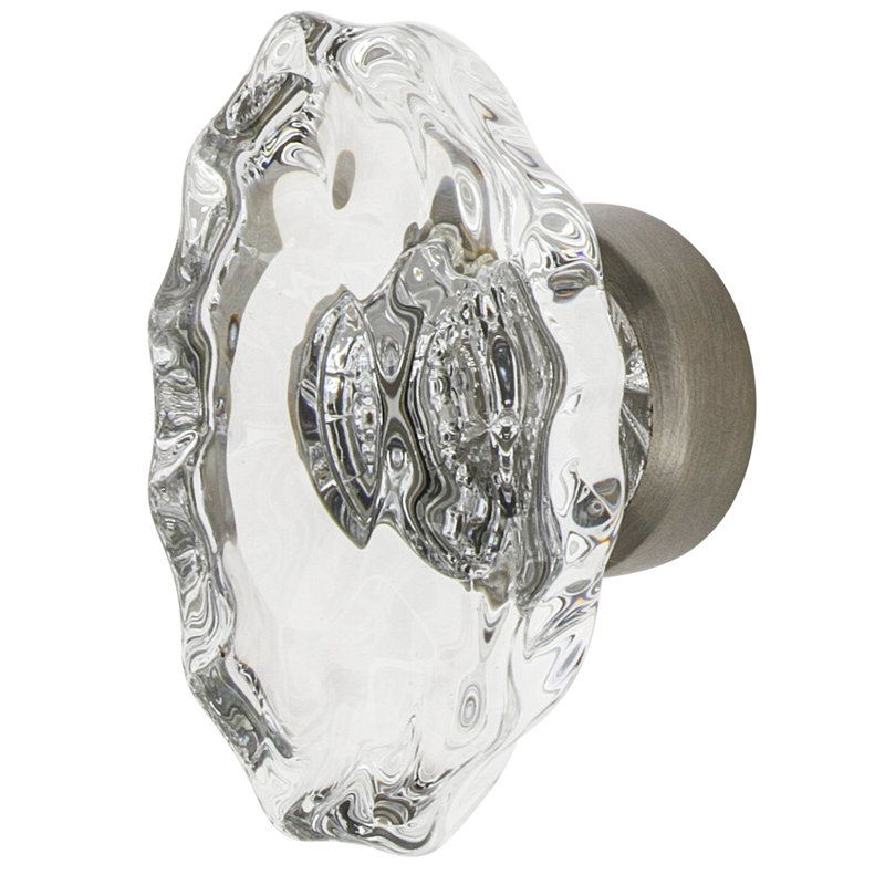 Chateau 1.75" Novelty Oval Knob, Satin Nickel