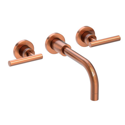 East Linear Wall Mount Bathroom Faucet