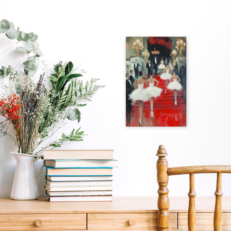 Grace and Glamour, art mural contemporain, H 18 po x l 12 po