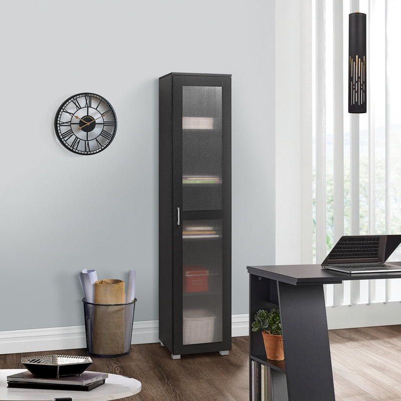 Bibliothèque standard Braydan H 72,83 "x l 15,75", Noir