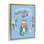 «Warmest Wishes Seasonal Cat», art mural encadré sur toile flottante, design par Riley Hutchens