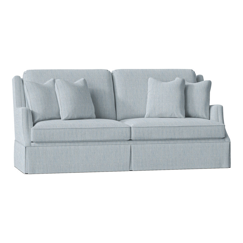 Canapé à accoudoirs arrondis avec coussins réversibles de 87,5 po Savannah, Perigold Play Sky