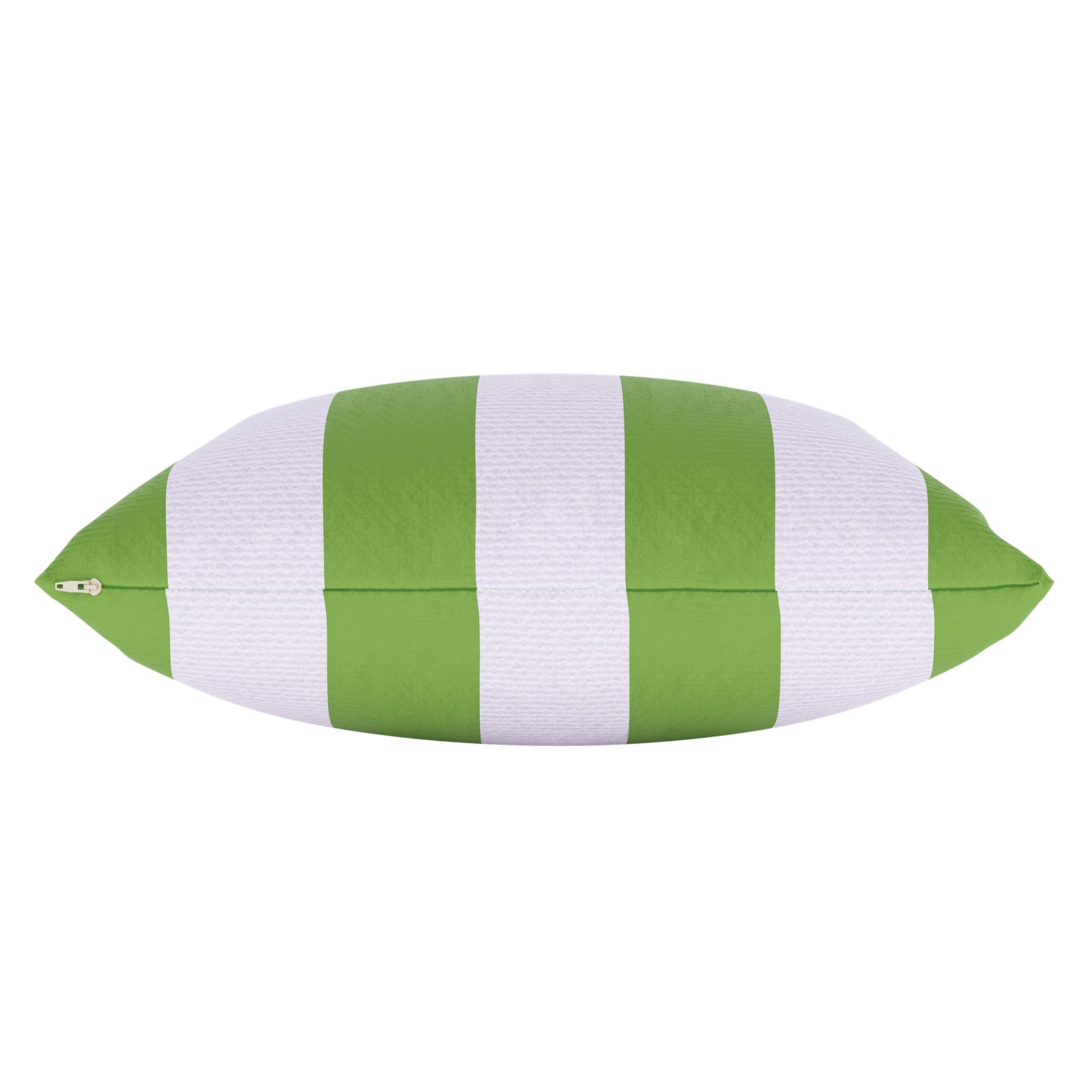Amala 20" x 3" Sunbrella® Throw Pillow, Refuge Garden Striped Sunbrella®