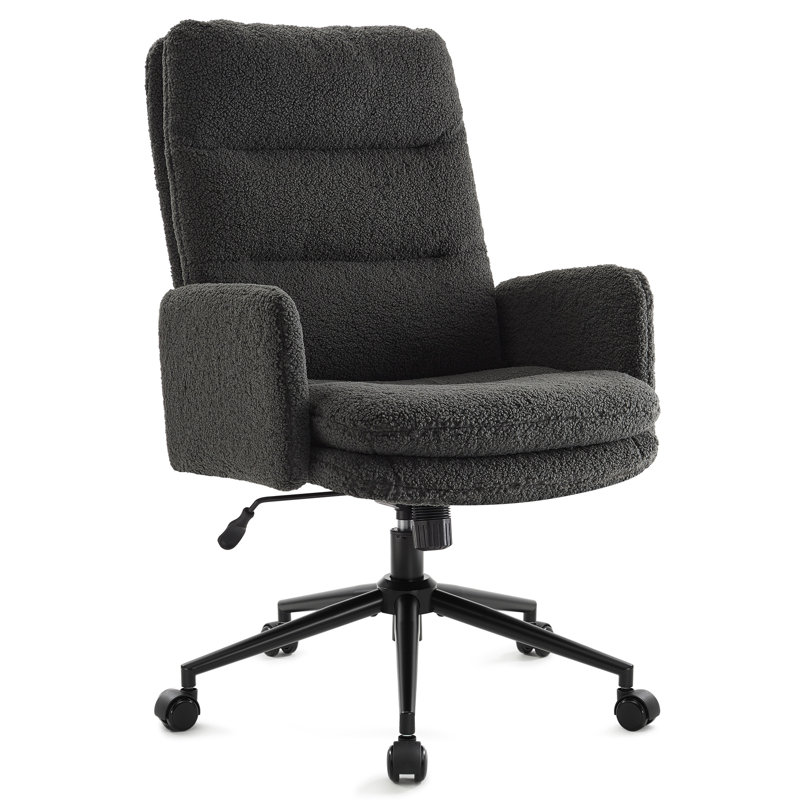 Alexxys Office Chair, Grey Cashmere