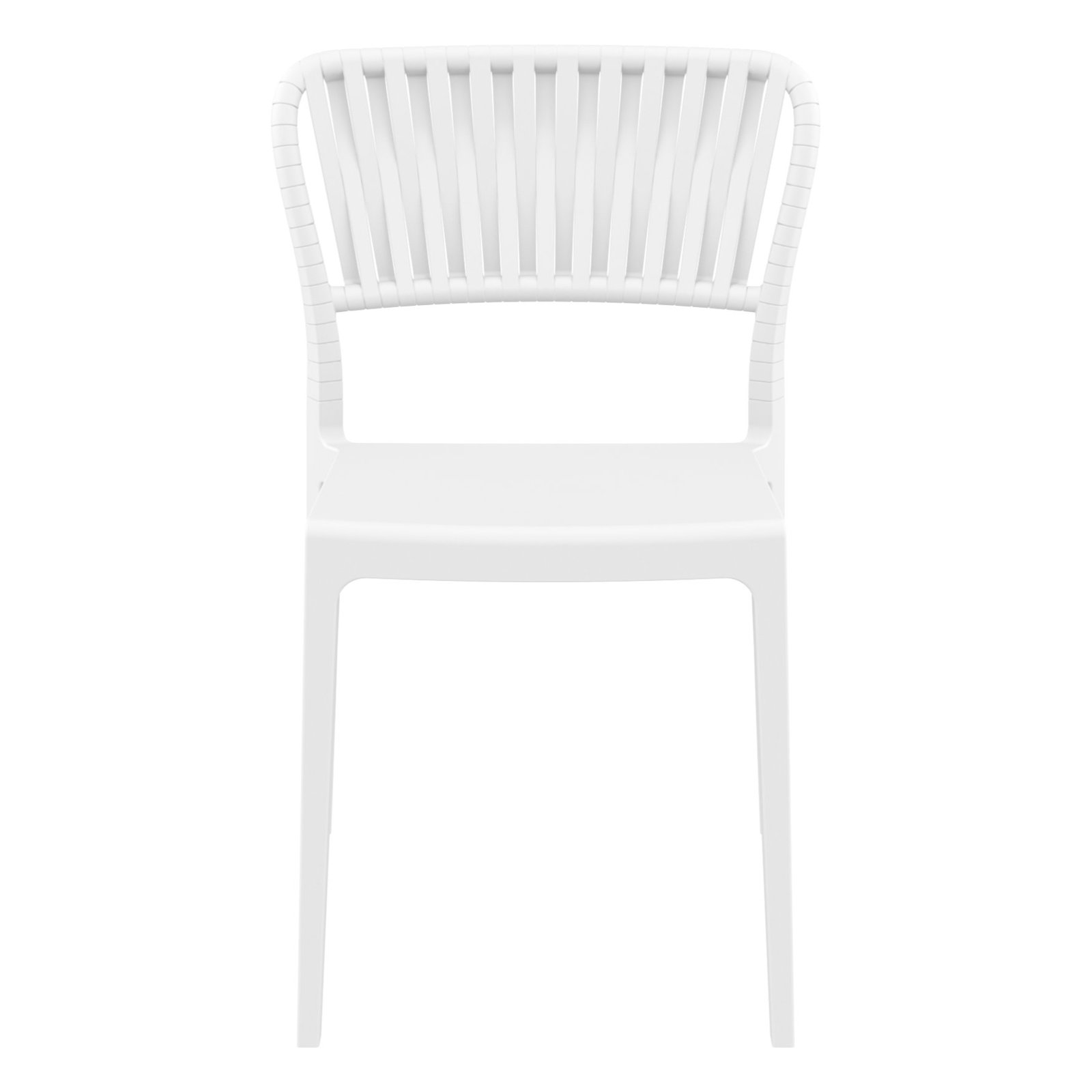 Newport Outdoor Stacking Dining Armchair, White