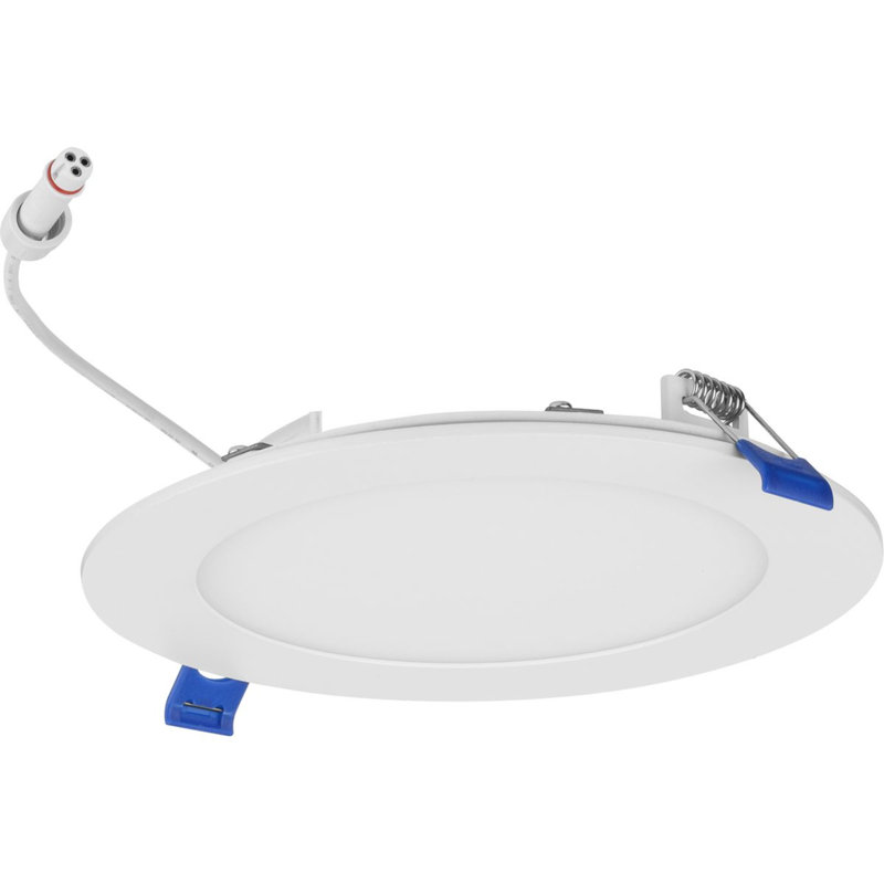 Everlume 6-Inch Satin White Aluminum LED Recessed Downlight