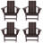 Joubert Foldable Outdoor Adirondack Set-81833441