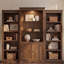 Bibliothèque 78 pièces H 78,75 "avec plafonniers à DEL