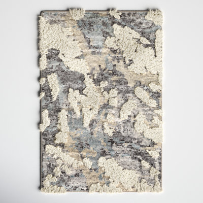 Arcus Cream Hand-Knotted Abstract Rug