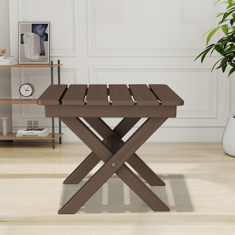 Table d'appoint Kahn, Brun