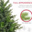 Arbre artificiel 1821 pointes, apparence réaliste pour un arbre de Noël de 6 pi, support pliable, imitant l'apparence naturelle de la maison, décor de bureau
