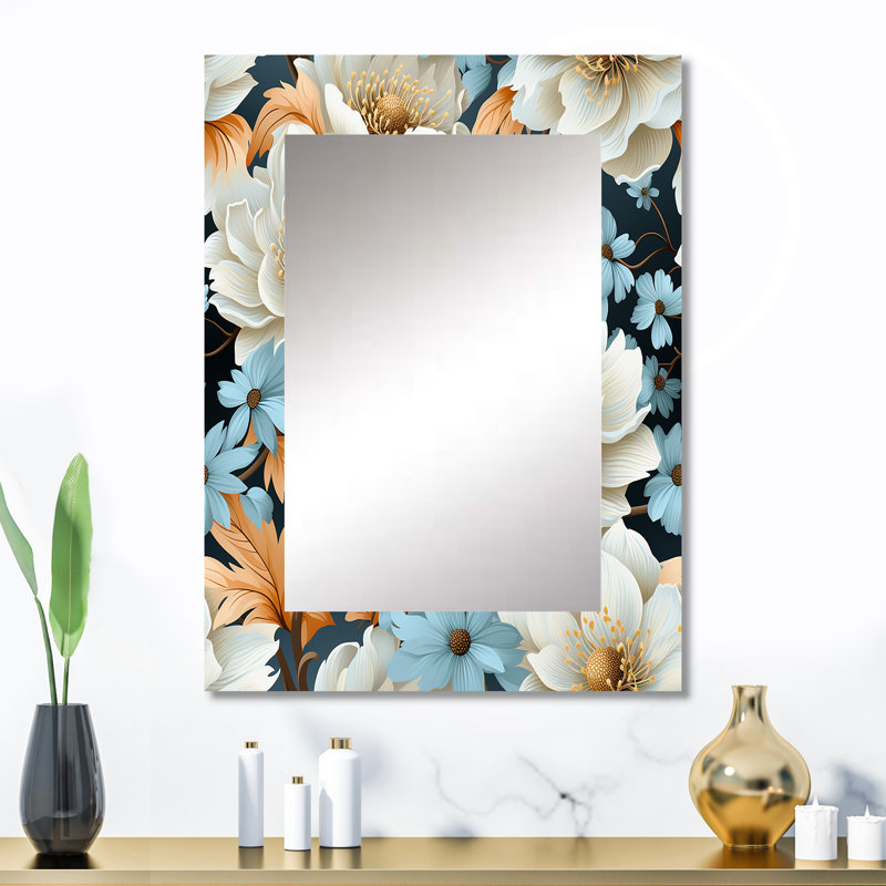 Lopp Industrial Ivory Fusion, motif floral, 32 po x 24 po