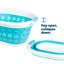 Plastic Laundry Basket with Handles