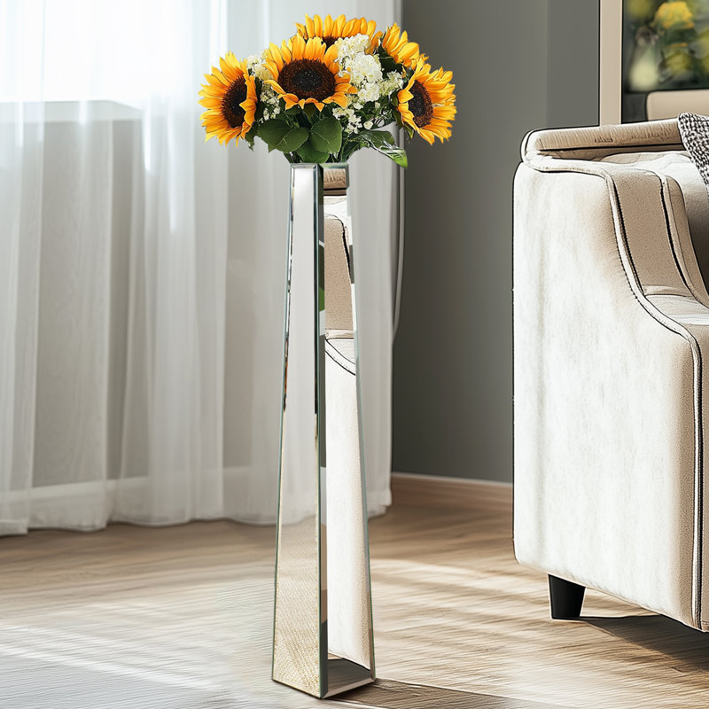 Vase de sol en miroir 30 po