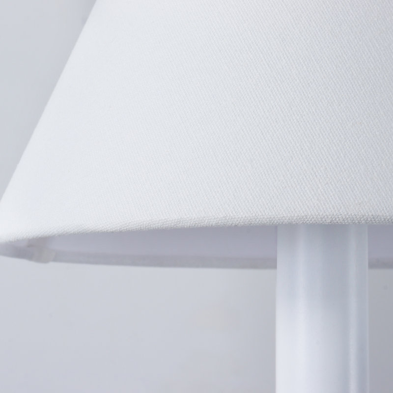 Lustre Viski classique/traditionnel à 4 lumières, Blanc mat