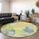 Premium Machine Washable Cerrito AMF504 Yellow Rug