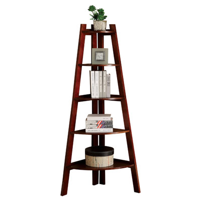 Pierview 161.29 cm H x 74.93 cm W Corner Bookcase
