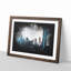 Brooklyn Bridge & New York Skyline Paint Splash - Picture Frame Graphic Art-56866538-56866543