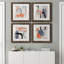 «Floating on Silk I», ensemble de 4 impressions sur toile encadrées-769523362-769523366
