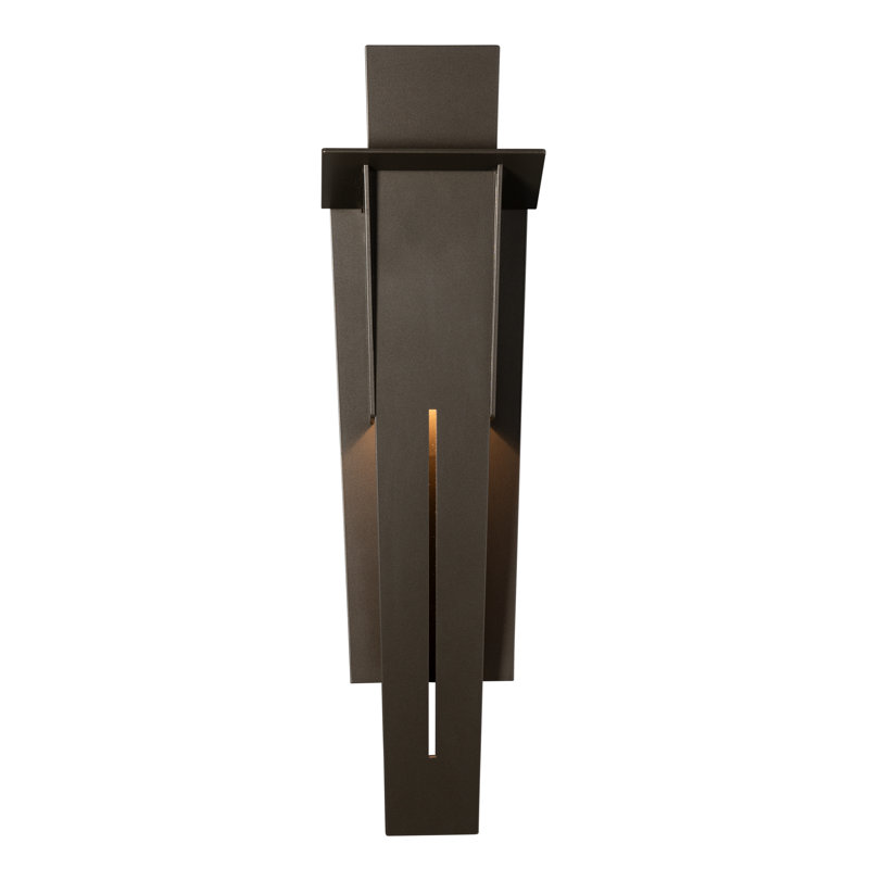 Linea Outdoor Wall Sconce, Coastal Dark Smoke, 21.9" H x 6" W x 4.5" D